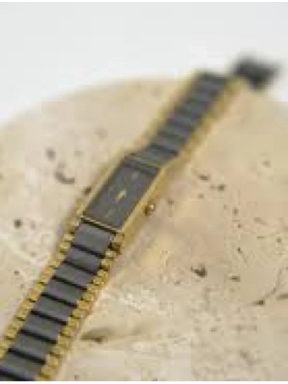 Seiko Black and Gold Ladies Bracelet Watch